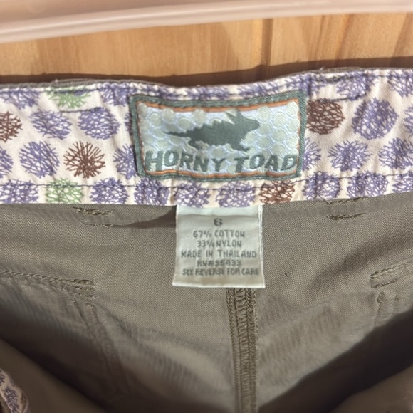 Horny Toad Green Capris - Picture 6 of 6